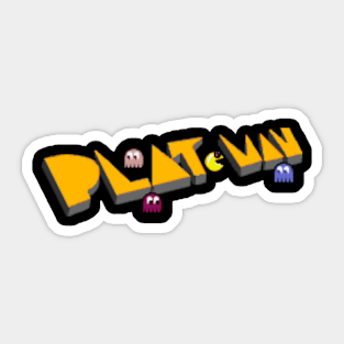 Plat Man Sticker